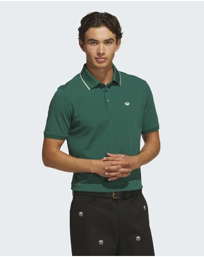 adidas Originals - Originals Twistknit Trefoil Polo Shirt Mens