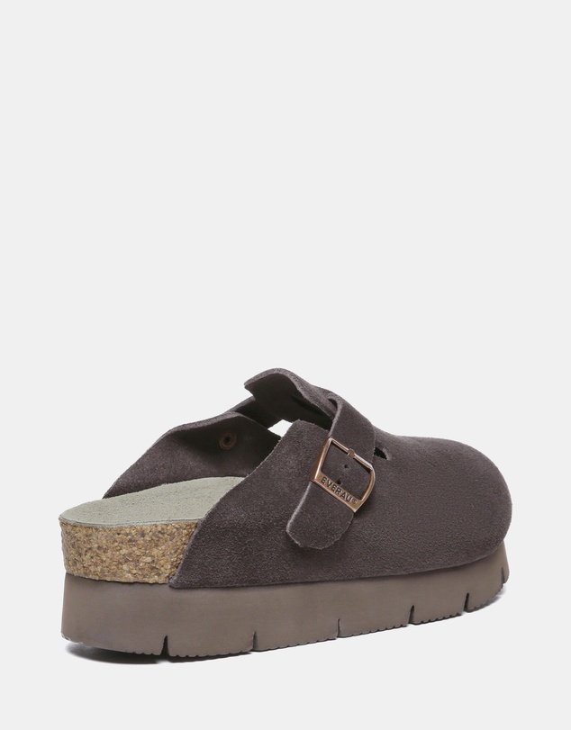 EVERAU - EverAU Ugg Brooklyn Platform Cow Suede Upper Clogs