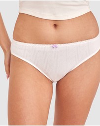 Bras N Things - Georgia Bikini Brief - Ivory