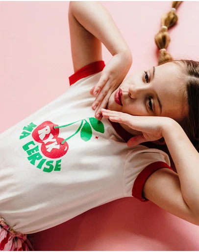 Rock Your Kid - Billie Ringer Tee - Kids-Teens