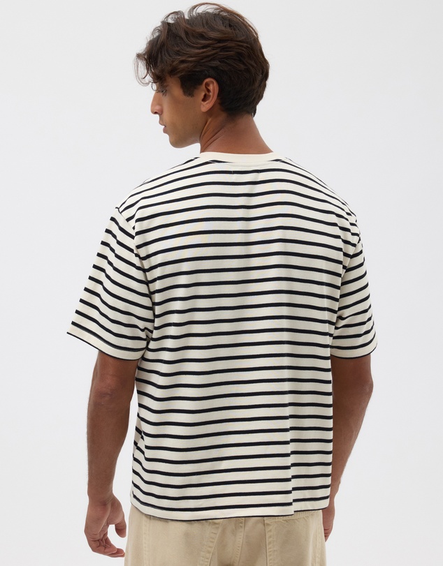 AERE - Heavyweight Stripe SS Tee