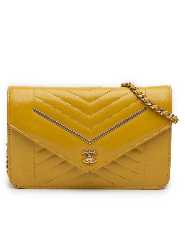 Pre-Loved by Azura Reborn - Pre-Loved Small Reversed Chevron Lambskin Flap