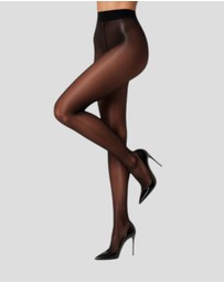 High Heel Jungle - 15 Denier Glazed Finish Tights- Luminous 2pack