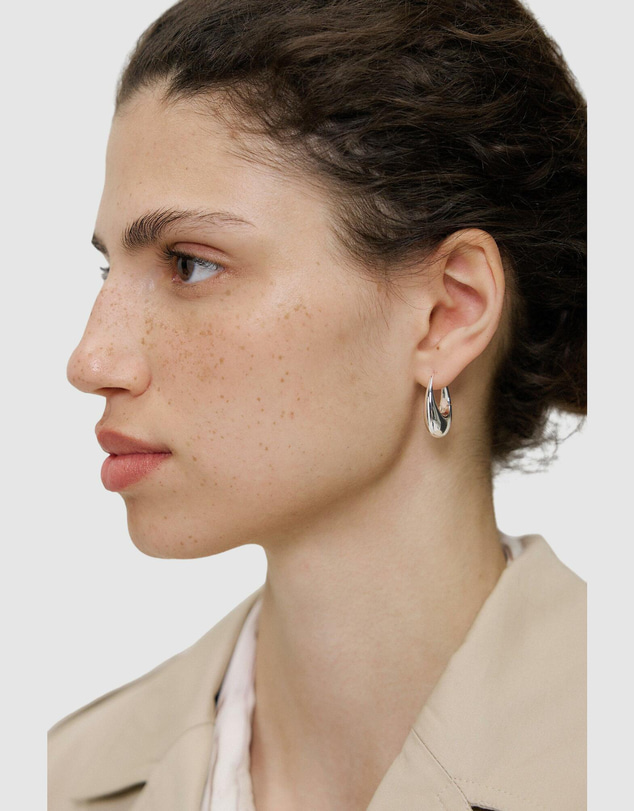 Trenery - Etty Teardrop Hoop Earrings