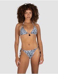Baku Swimwear - Havana Ruched Slide Triangle Bikini Bra Top