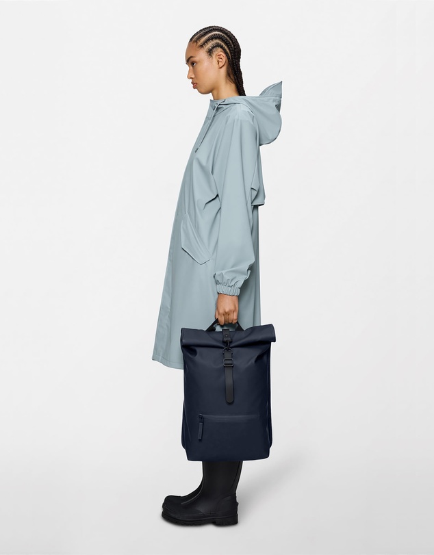 RAINS - Rolltop Rucksack Navy