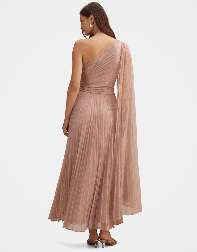 Forever New - Samara One Shoulder Plisse Maxi Dress