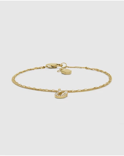 Fossil - Sutton Gold-Tone Bracelet