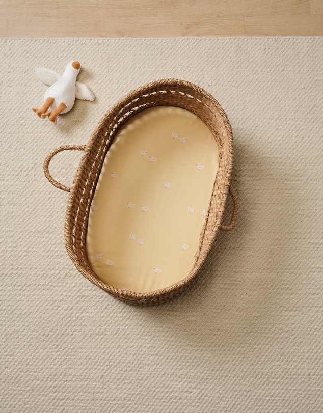 Linen House Kids - Mini Farm 2-Piece Bassinet Fitted Sheet Set