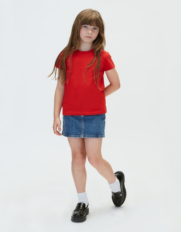Calvin Klein Jeans - Girls Neckline Embroidered T-Shirt