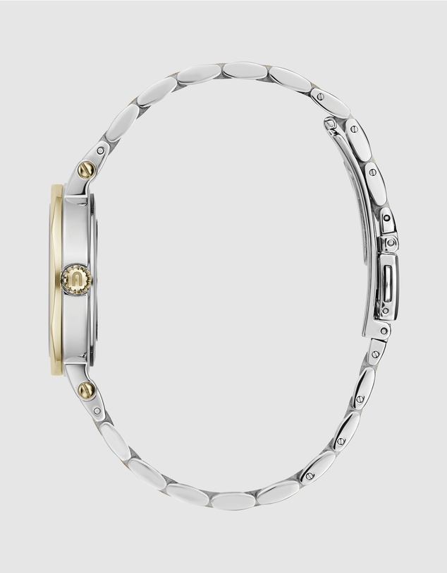 Furla - Heritage Petite 30mm Green Dial Two Tone Bracelet