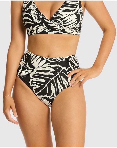 Sea Level Australia - High Waist Gathered Side Pants