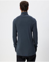 Surrounded By Ghosts - The Atacamite Slim Rib Knit Turtle Neck T-Shirt