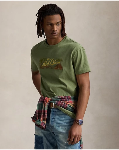 Polo Ralph Lauren - Classic Fit Embroidered Jersey T-Shirt