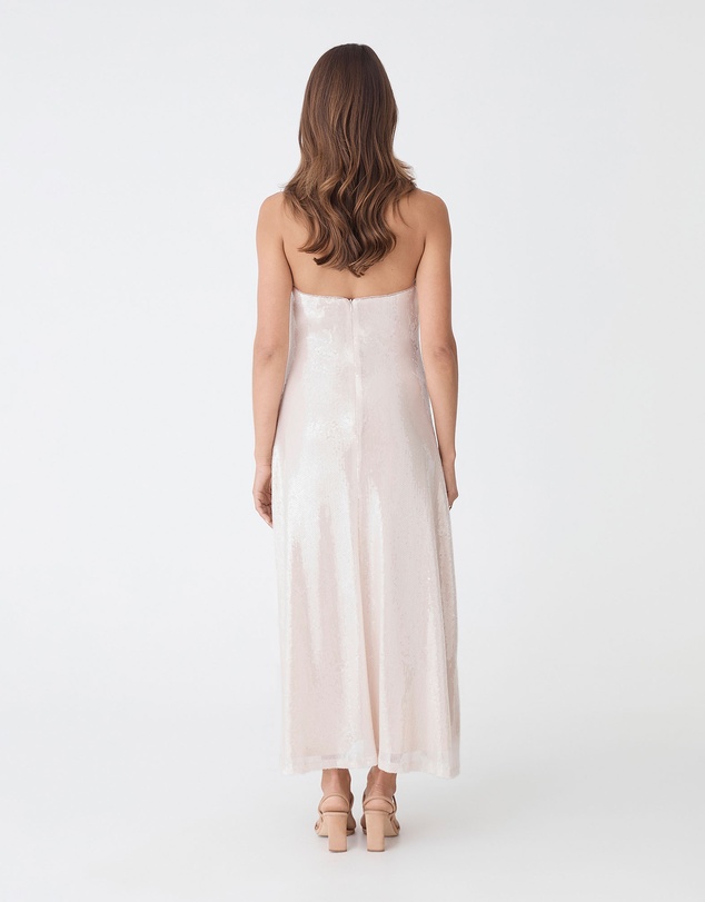 Forcast - Ariana Sequin Halter Dress