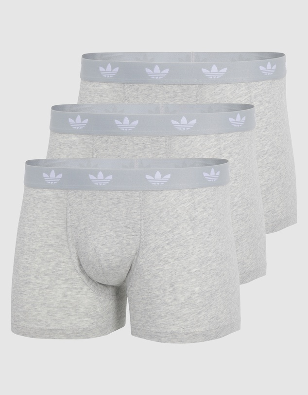 adidas Originals - 3 Pack Comfort Flex Cotton Trunk Underwear