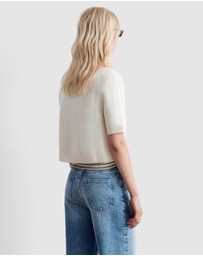 & Other Stories - Knitted Short-Sleeve Cardigan