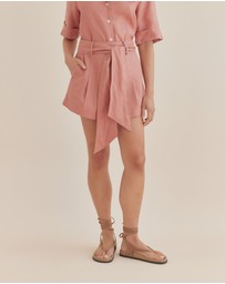 Amelius - Maelle Belted Linen Short