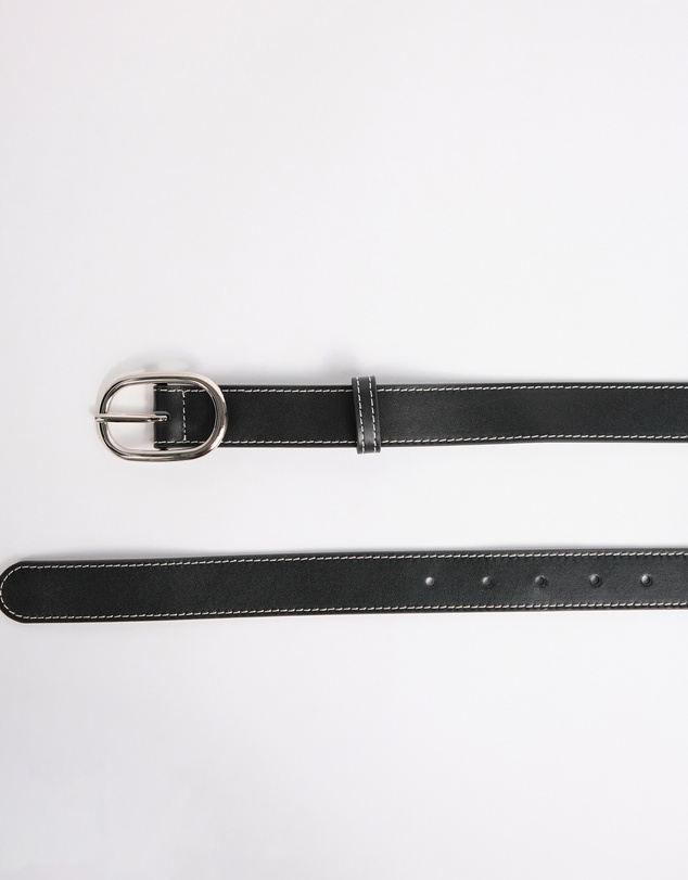 David Lawrence - Jagger Leather Contrast Belt