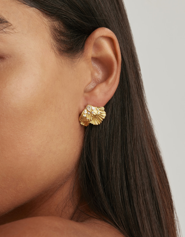 By Charlotte - Ocean Whisper Statement Earrings