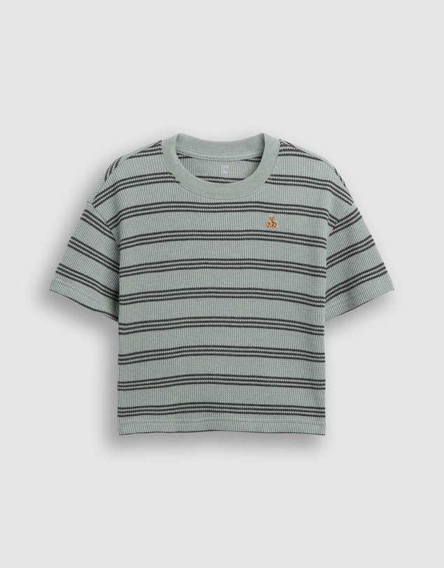 GAP - SS Boxy Waffle Tee - Babies-Kids