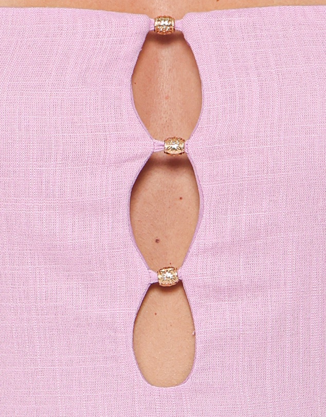 Petal & Pup - Bolton Strapless Maxi Dress - Lavender
