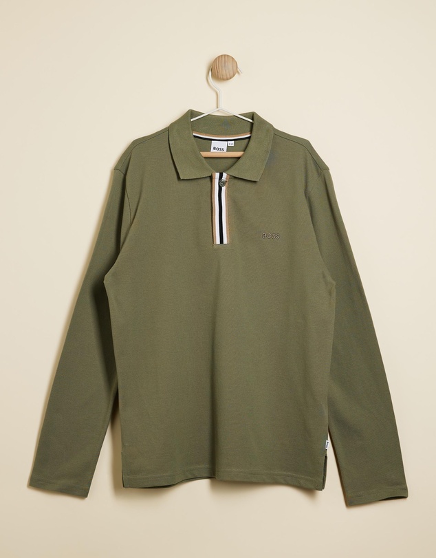 BOSS - Long Sleeve Polo - Kids-Teens