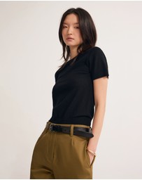 Oxford - Grace Short Sleeve Merino Knit
