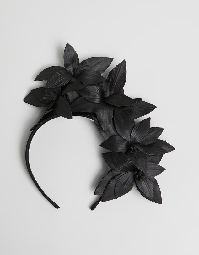 Fillies Collection - Bespoke Leather Flower Headband Fascinator