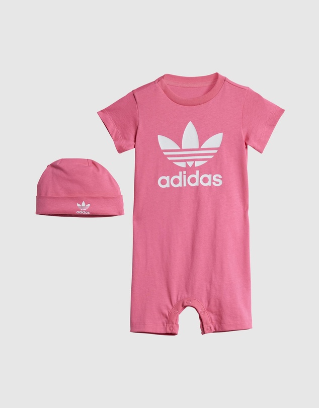 adidas Originals - Jumpsuit and Beanie Gift Set - Babies