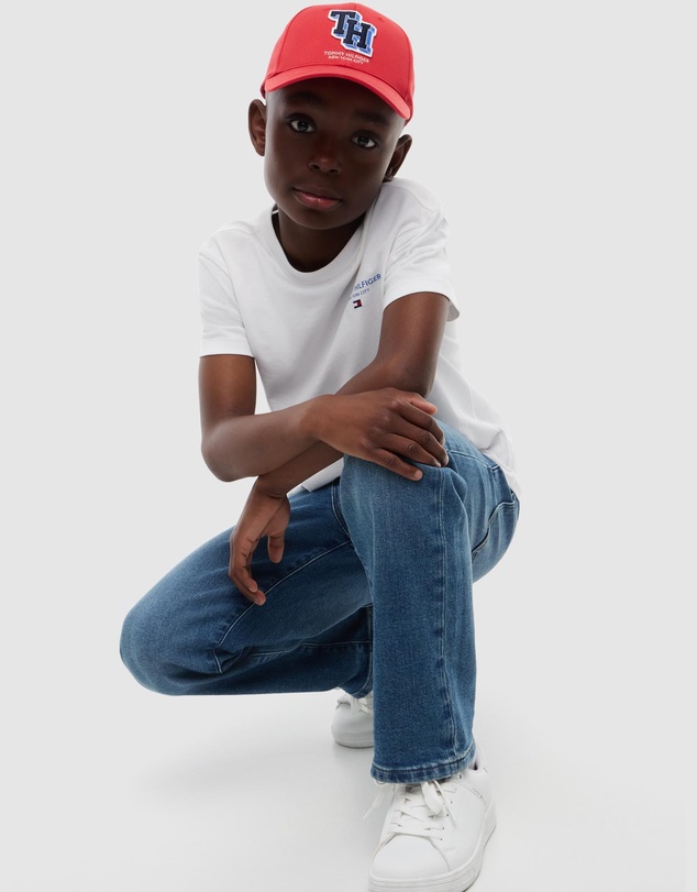 Tommy Hilfiger - Boys 8-16 Logo Jersey Crew Neck T-Shirt - Teens