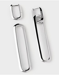 PDPAOLA - Rodeo Drop Silver Earrings