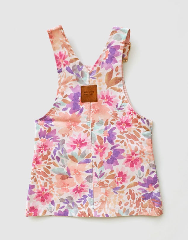 WITH LOVE FOR KIDS - Hazel Denim Pinafore Dress - Babies - Kids
