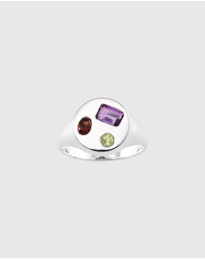 Von Treskow - Mosaic Gemstone Round Ring