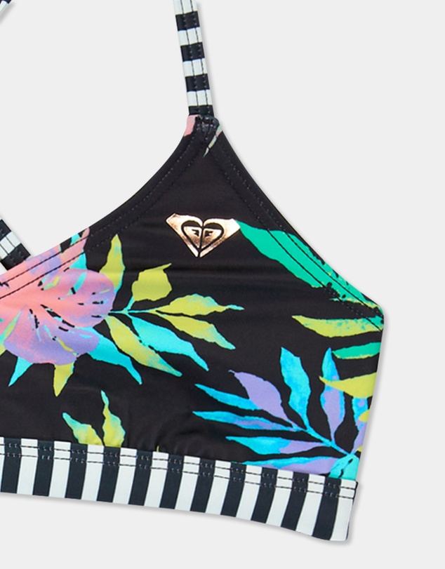 Roxy - Girls 4 to 16 Roxy Active Athletic Tri Set Two Piece
