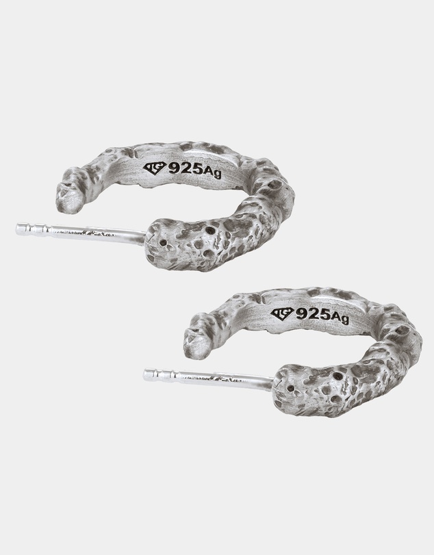Haze & Glory - ICONIC EXCLUSIVE - Earrings Ultimate Hoop Stud Men 925 Sterling Silver