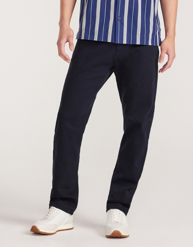 Calibre - Slim Tapered Denim Pants Navy