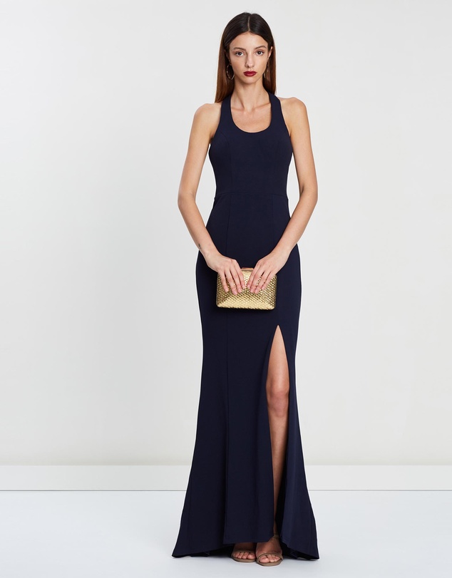 Bariano - Dreams Scoop Neck Gown