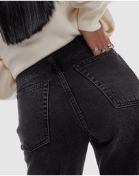 TOPSHOP - Barrel Mid Rise Jeans