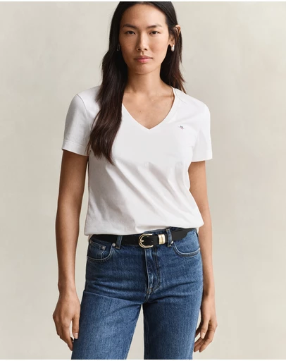 Gant - Shield V-Neck T-Shirt