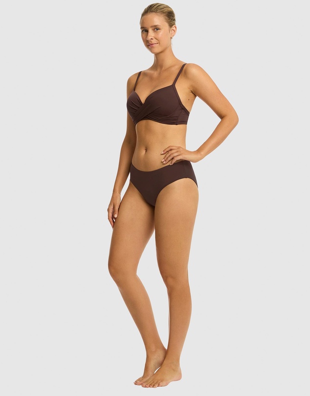 Sea Level Australia - Essentials Edit Cross Front Moulded Underwire Bra