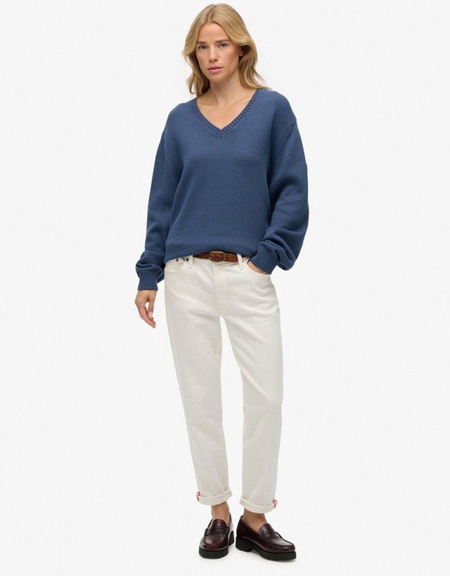 Superdry - Oversized V Neck Jumper
