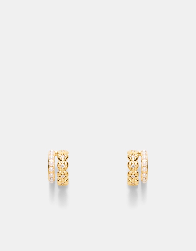 MIMCO - Westlyn Heart Duo Hoop Earrings