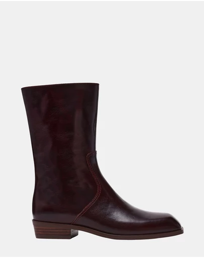 Steve Madden - Bretton Brown Leather Boots