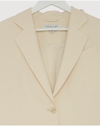 Revibe - Repaired Shona Joy Irena Oversized Tailored Blazer - AU 10