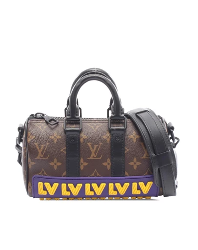 Pre-Loved by Azura Reborn - Pre-Loved Monogram Keepall LV Rubber Bandouliere XS