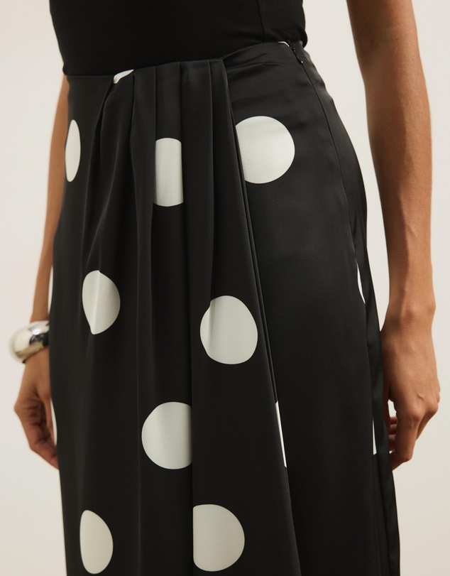 Atmos&Here - Nara Polka Dot Midi Skirt