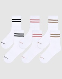 High Heel Jungle - Varsity Pilates Yoga Grip Socks - 3 Pack