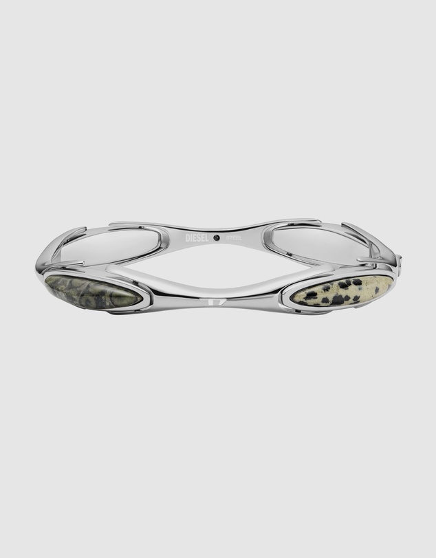 Diesel - D Logo Silver Bracelet