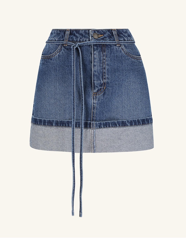 Shona Joy - Boyd Cuffed Mini Skirt